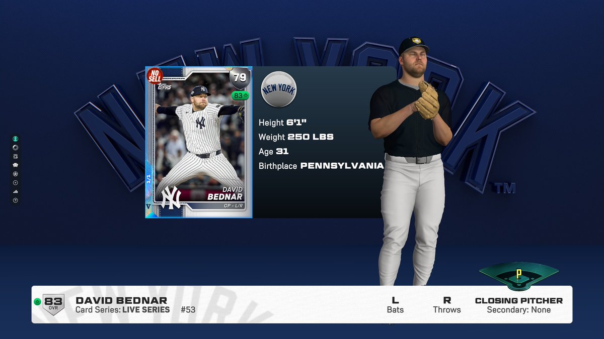 HBizzle252's tweet image. Well I finally got my first 1/1 Parallel 5 it took me about 11 hours lol 😮‍💨 taking a break hahaha #OneOfOne #Parallel5 #MLBTheShow26