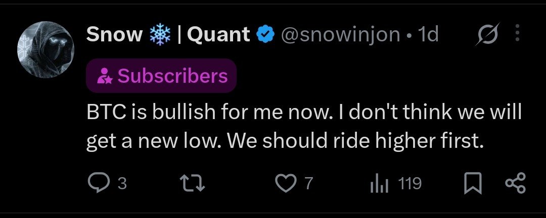 Snow ❄️ | Quant tweet media
