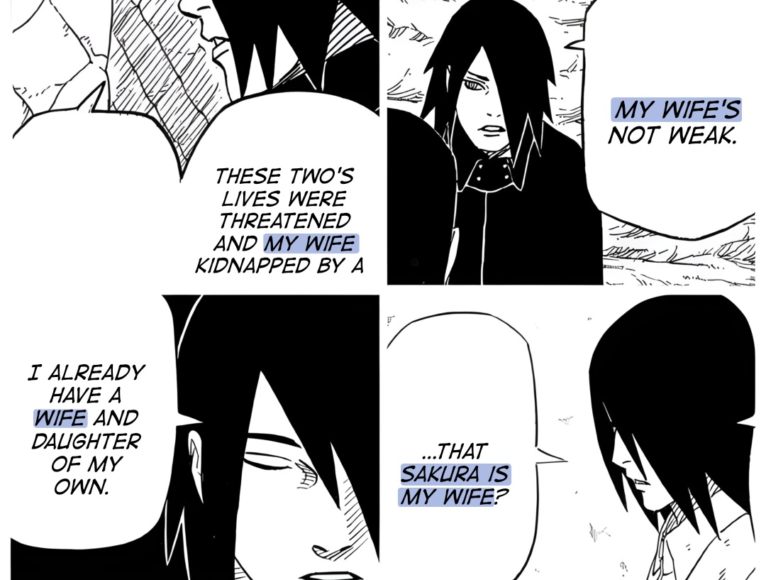 jxxury's tweet photo. If Sasuke had a wedding ring he’d never stop showing it off https://t.co/nuRwdbd1CX