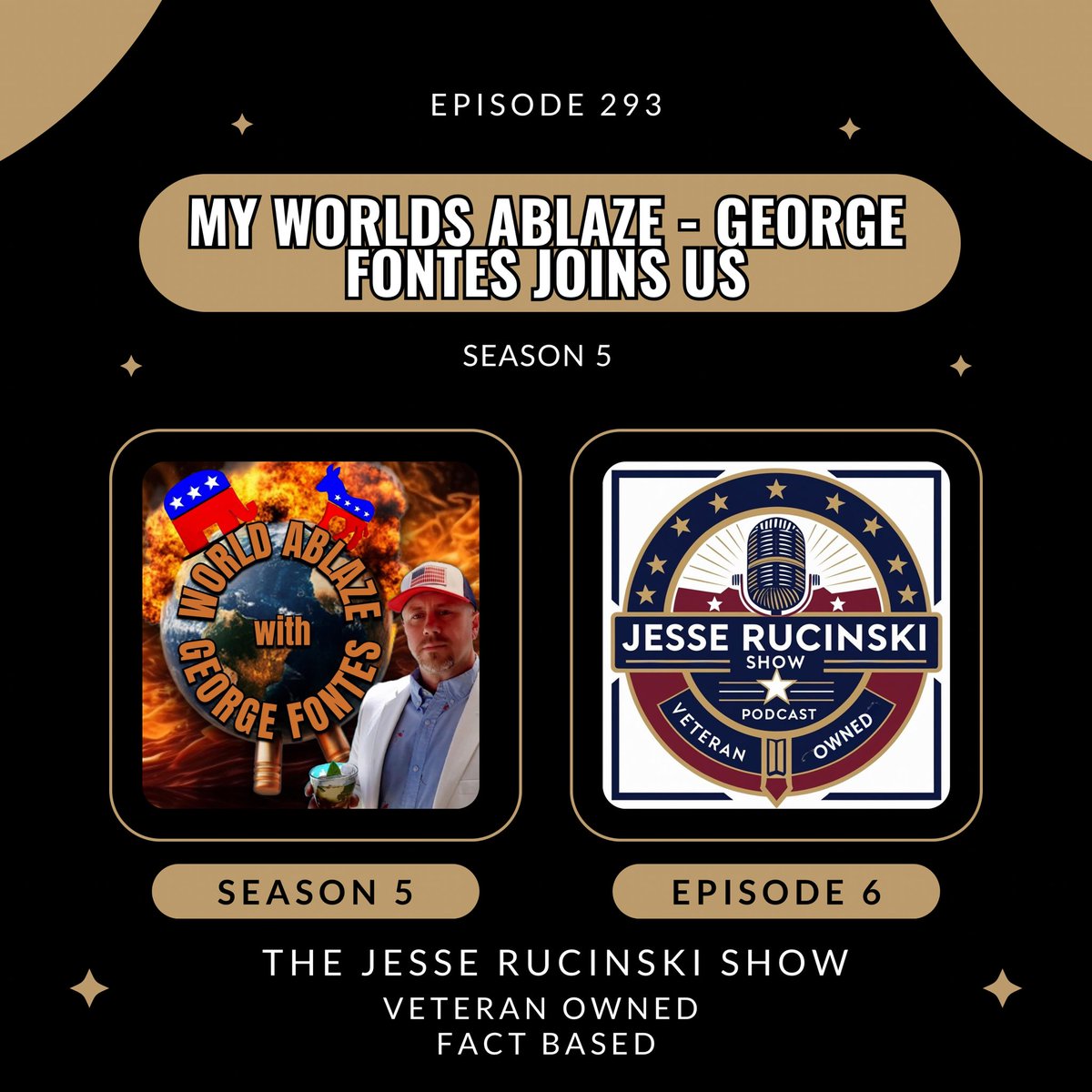 First guest interview in years. Joined by George from the World Ablaze podcast. It was a banger. Check it out today. 

Apple Podcasts: podcasts.apple.com/us/podcast/the…

Spotify: open.spotify.com/episode/2PO1lx…

2146 Media: 2146media.com/the-jesse-ruci…

#Podcast #Veteran #IranIsraelWar #USA #Share
