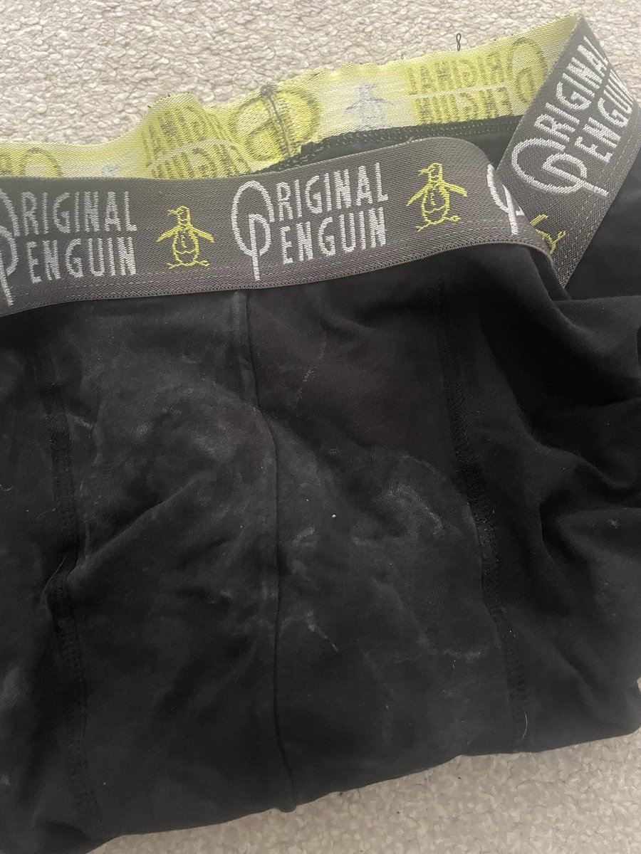 MUWUcomm's tweet photo. Penguin boxers worn by @GingerLad24 
£20.00

Well worn Penguin boxers Size L.

Multiple loads added.

buy it here
https://t.co/ya3TKQJJpr https://t.co/ZBotItRq4J