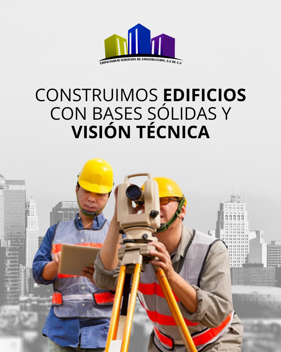 edificandum1's tweet photo. Grandes proyectos comienzan con una base sólida de ingeniería. 🏗️🔧
#IngenieríaCivil #Infraestructura #Construcción #ProyectosDeIngeniería https://t.co/En7zVUnawa