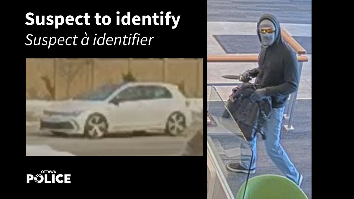 OttawaPolice's tweet photo. Suspect to identify in Richmond bank robbery
https://t.co/RBpXOs1kiO
~
Suspect à identifier dans un affaire de vol de banque à Richmond
https://t.co/E2g89PQSzb https://t.co/7q5MZHiLDg