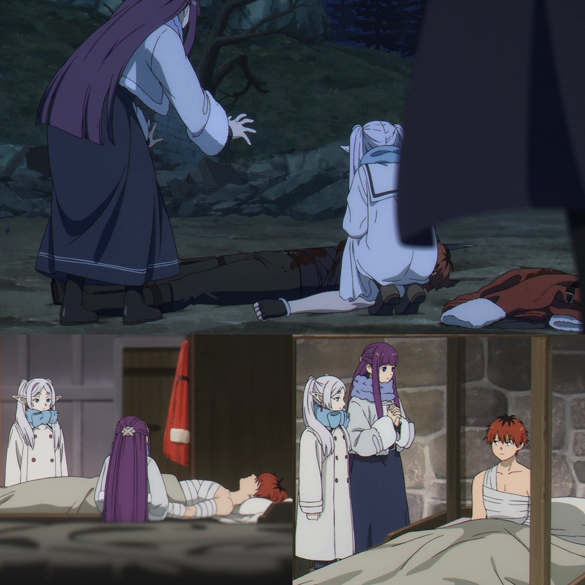 FERN WAS SO WORRIED ABOUT STARK 🥺❤️

#Frieren