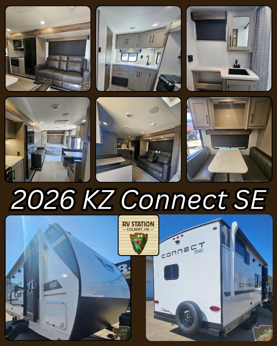 The 2026 KZ Connect SE brings together comfort, space, and modern design. It’s ready for your next road trip!

Check it out today! ➡️ rpb.li/sDHgN

#RVStationColbert #KZRV #RVTravel #CampingLife