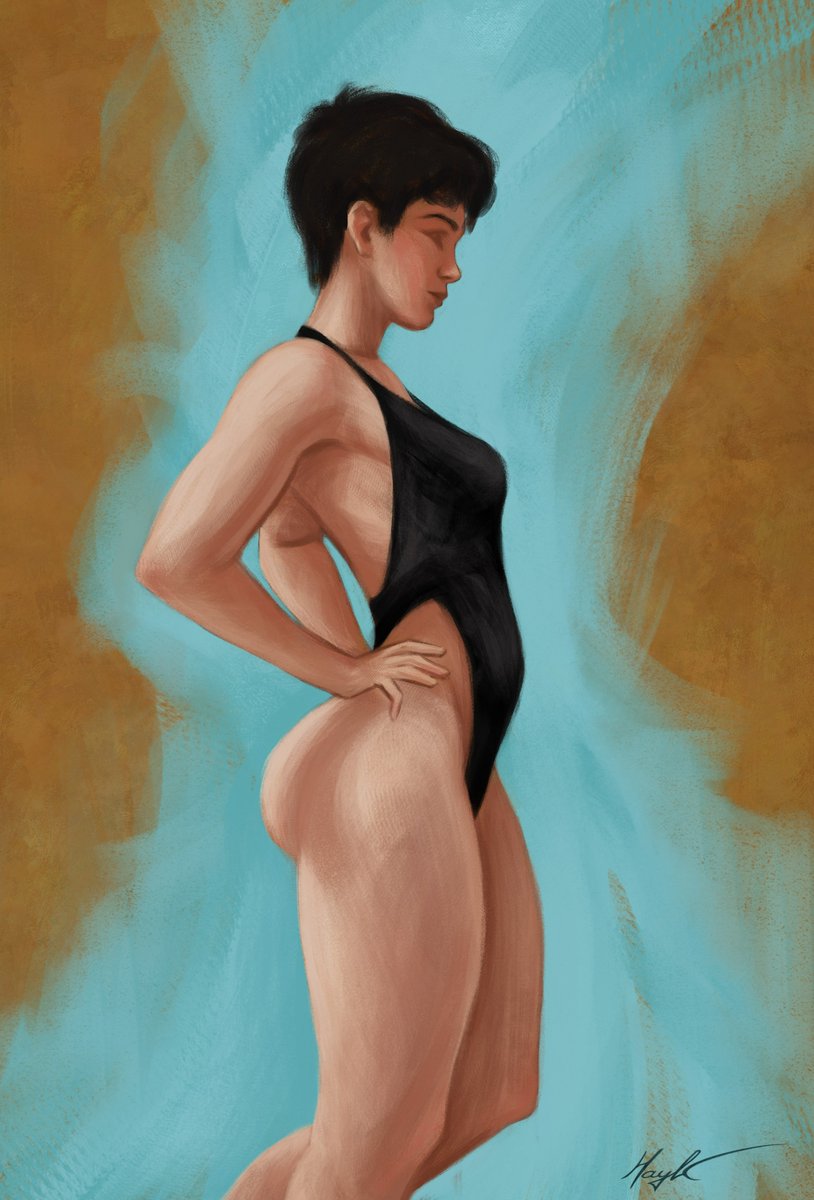 Halko117's tweet photo. I’m continuing to study the female form.

#CG #woman #Photoshop #art #study https://t.co/uapNhxSNKy