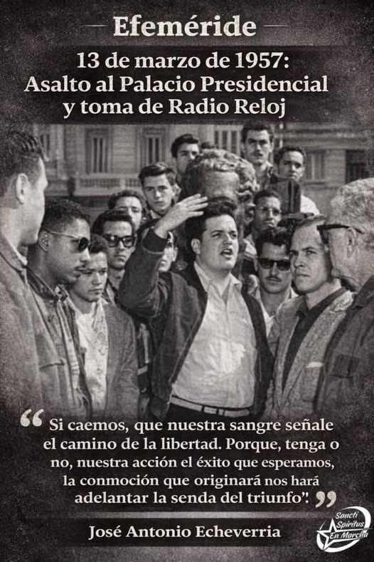 Recordar a José Antonio y a sus compañeros es reafirmar que la juventud cubana siempre ha estado en la primera línea de la lucha, dispuesta a darlo todo por la soberanía y la dignidad de la Patria.
#CubaViveEnSuHistoria #SanctiSpíritusEnMarcha .