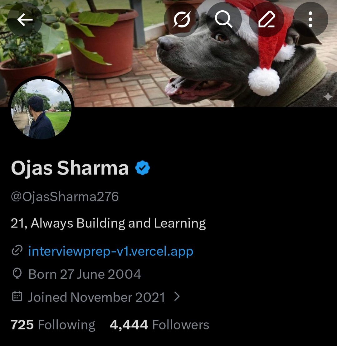 Ojas Sharma tweet media