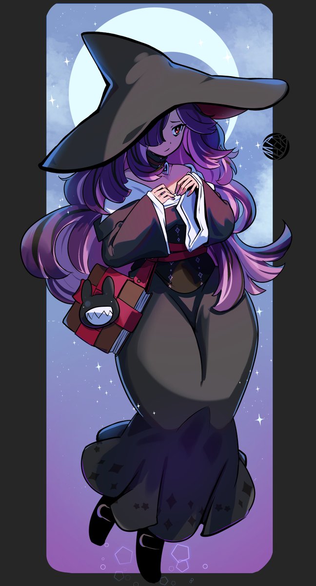 Big hair, big hat, big hips. Don't make her cast big spells. A patreon request for <a href="/Laya_Bun/">Laya Bun</a>