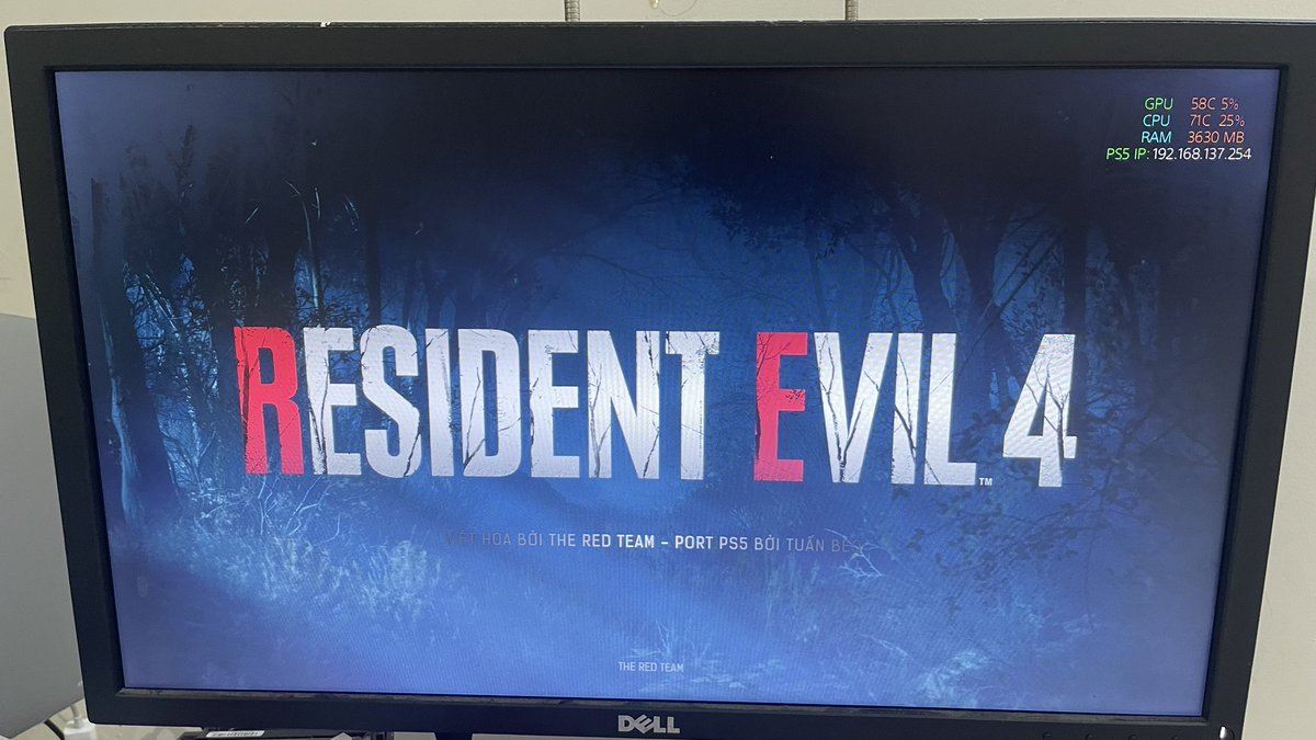 MtTuanit's tweet photo. Resident Evil 4 Remake Full DLC (Including Separate Ways) with Vietnamese language MOD, ported to PS5. Vietnamese translation by The Red Team! https://t.co/DctwzT8grn