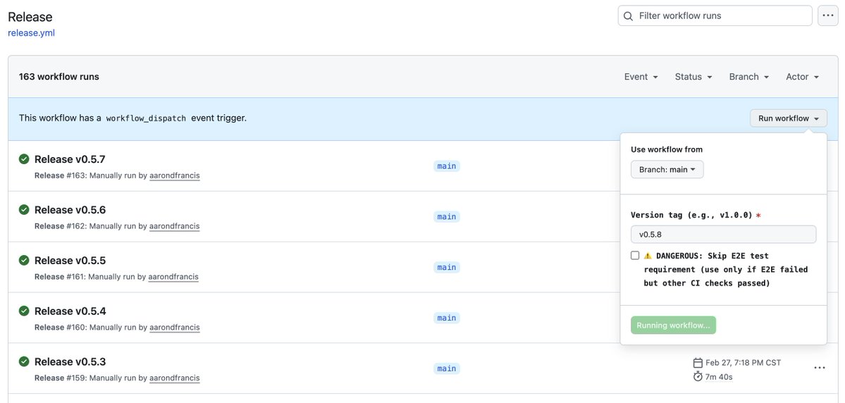 Aaron Francis tweet media