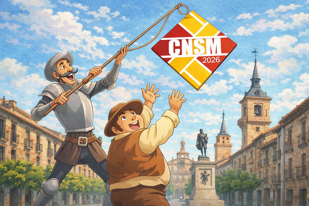 cnsmconf's tweet photo. CNSM 2026 is ready to go! Check out our CfP and we hope to see you soon in Alcalá de Henares (Madrid, Spain): https://t.co/AdzH1yveOn

For additional updates, please follow us here: https://t.co/1is7sJPIt9
(this X account will not be updated) https://t.co/NN4BqLR3jF