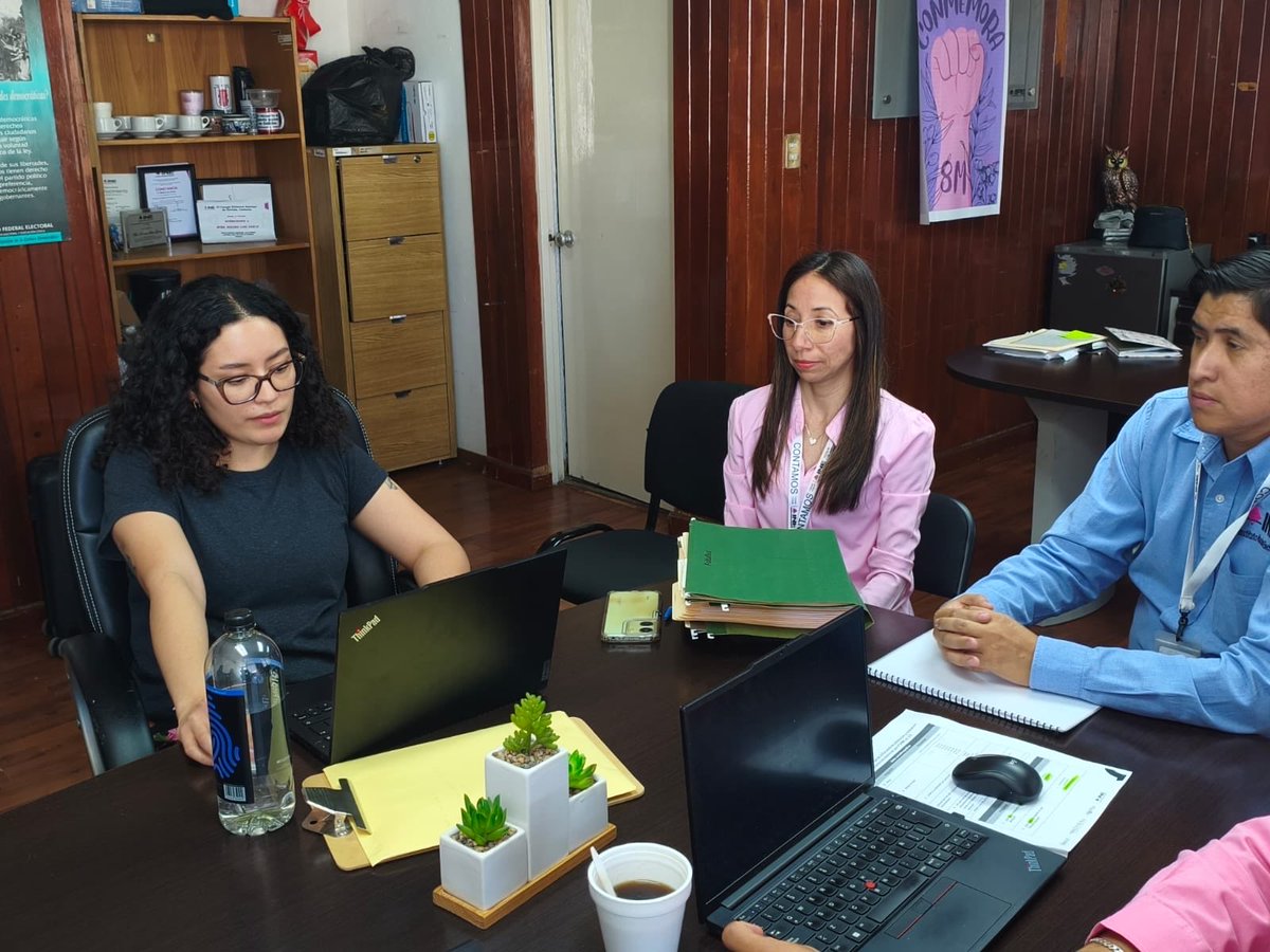 05JDE's tweet photo. #Elecciones2026

La 05 Junta Distrital Ejecutiva recibió a personal de la Dirección Ejecutiva de Capacitación Electoral y Educación Cívica, quienes verificaron los avances en la integración de Mesas Directivas de Casilla para el Proceso Electoral Local 2025-2026
#Vota #VCEyEC https://t.co/7YA4TKFSQX
