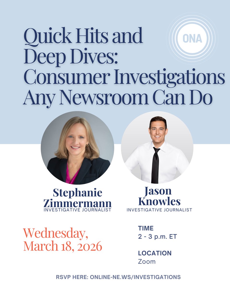 Online News Association tweet media