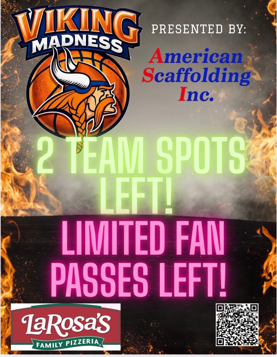🟠🏀🔵🏀 VIKING MADNESS Today is the LAST day to register your team! Don’t miss out! 

my.cheddarup.com/c/viking-madne…
