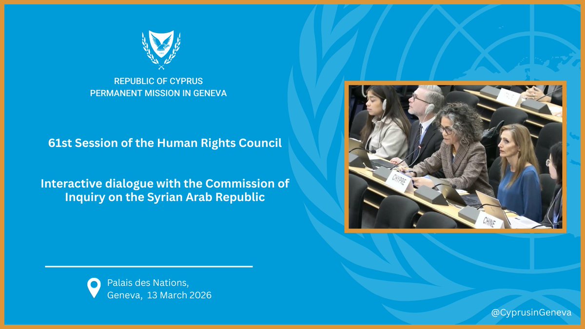 Cyprus Mission in Geneva 🇨🇾 🇺🇳 tweet media