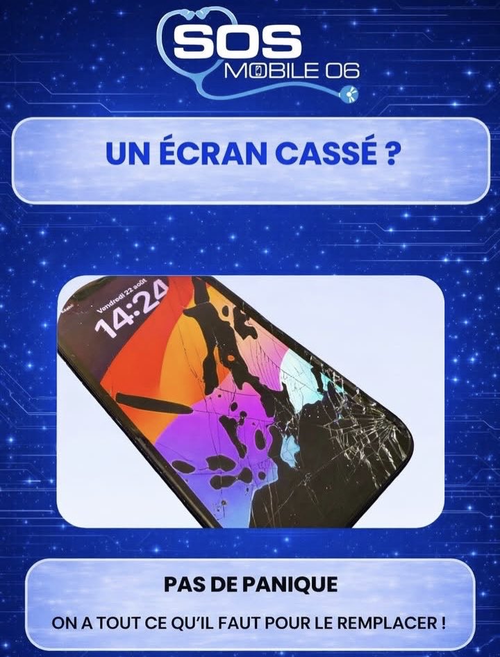 sosmobile06's tweet photo. 📱Réparation écran iPhone 📱 

Les écrans sont en stock ou sur commande rapidement 

Les écrans sont Garantie et neuf 

Possibilités écran origine , Oled et adaptable sur demande 

Nous effectuons une expertise complète et nous établissons un Devis https://t.co/js00O6EsbY