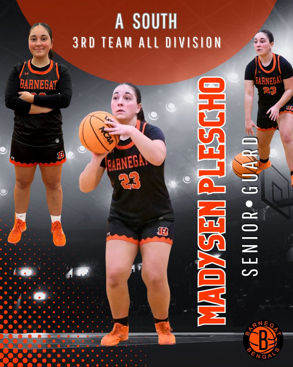 Congratulations to #LadyBengal Madysen Plescho on being named A-South 3rd Team All-Division!