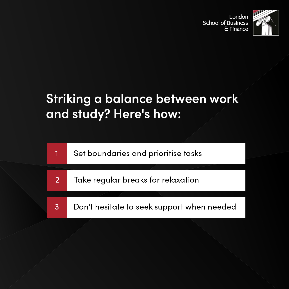 London School of Business & Finance tweet media