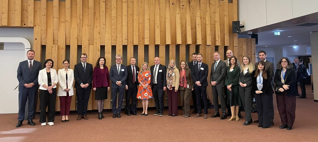 vesahakkinen's tweet photo. The 42nd Coordination Group of @OSCE &amp; @coe had a fruitful meeting in Strasbourg. We discussed #NationalMinorities and #Tolerance &amp;  #NonDiscrimination - and many other issues. 
Excellent exchange! Thank you everyone!
@oscehcnm @osce_odihr @SwissAmbOSCE_UN 
@Finland_OSCE https://t.co/t9ftGKJue5
