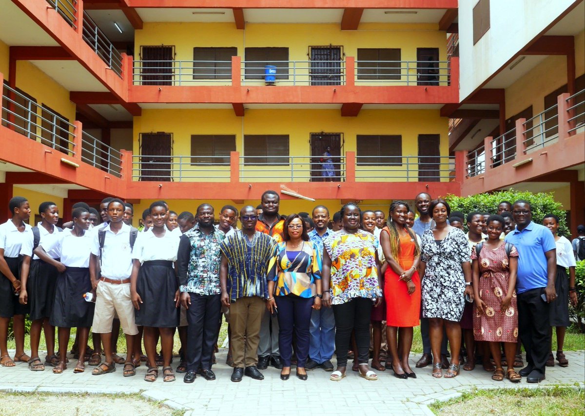 JoyfulJCCMI7's tweet photo. ✨Inspiring the next generation of engineers!
On #WorldEngineeringDay 2026, the Ghana Young Academy, JJCCMI, CSIR-IIR, & Firefly IO engaged General Science students at Kwabenya Community SHS with mentorship talks, a STEM quiz & robotics demo. https://t.co/e4k8vV1Urf