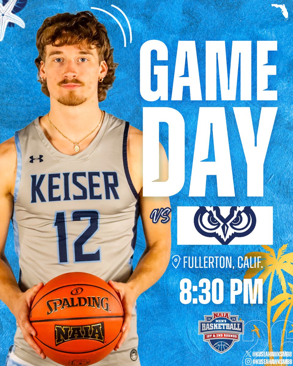 Keiser Men's Basketball tweet media