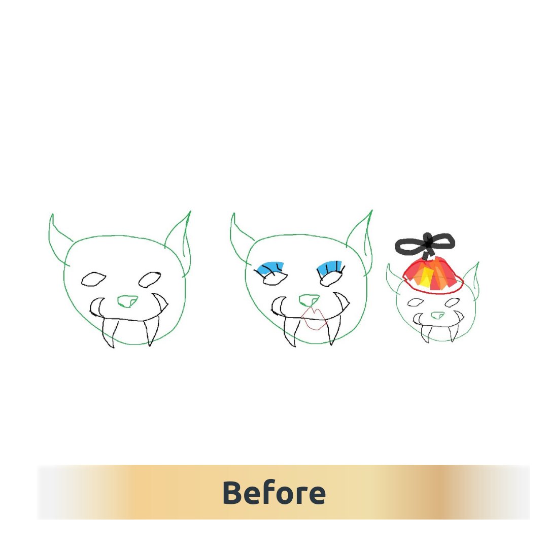 incredidream's tweet image. behind-the-scenes magic ✏️
What starts as a rough sketch can grow into something full of personality, emotion, and life.
Swipe to see the before and after.

#BTS #kinfire