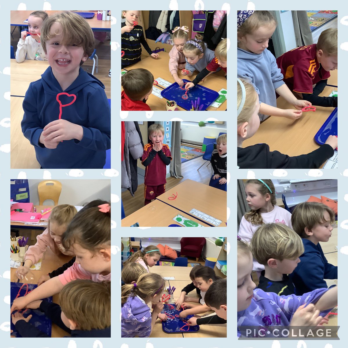 SPBYear1's tweet photo. To celebrate #BritishScienceWeek we learnt all about bubbles and then made our own bubble mixture and bubble wands! #StPBSci https://t.co/CwVcU6eIGN