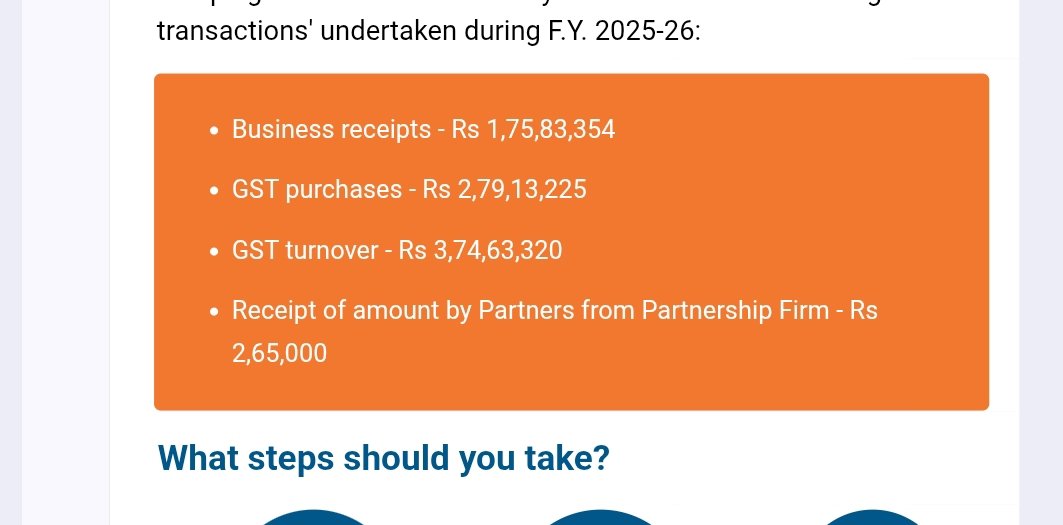 SutariaMehul's tweet photo. @IncomeTaxIndia the email send to taxpayer are random or transaction specific as i hv received following communication but i do not have gst registration nor i m a partner in any firm.. kindly look into matter https://t.co/l3Pd6n6XSz