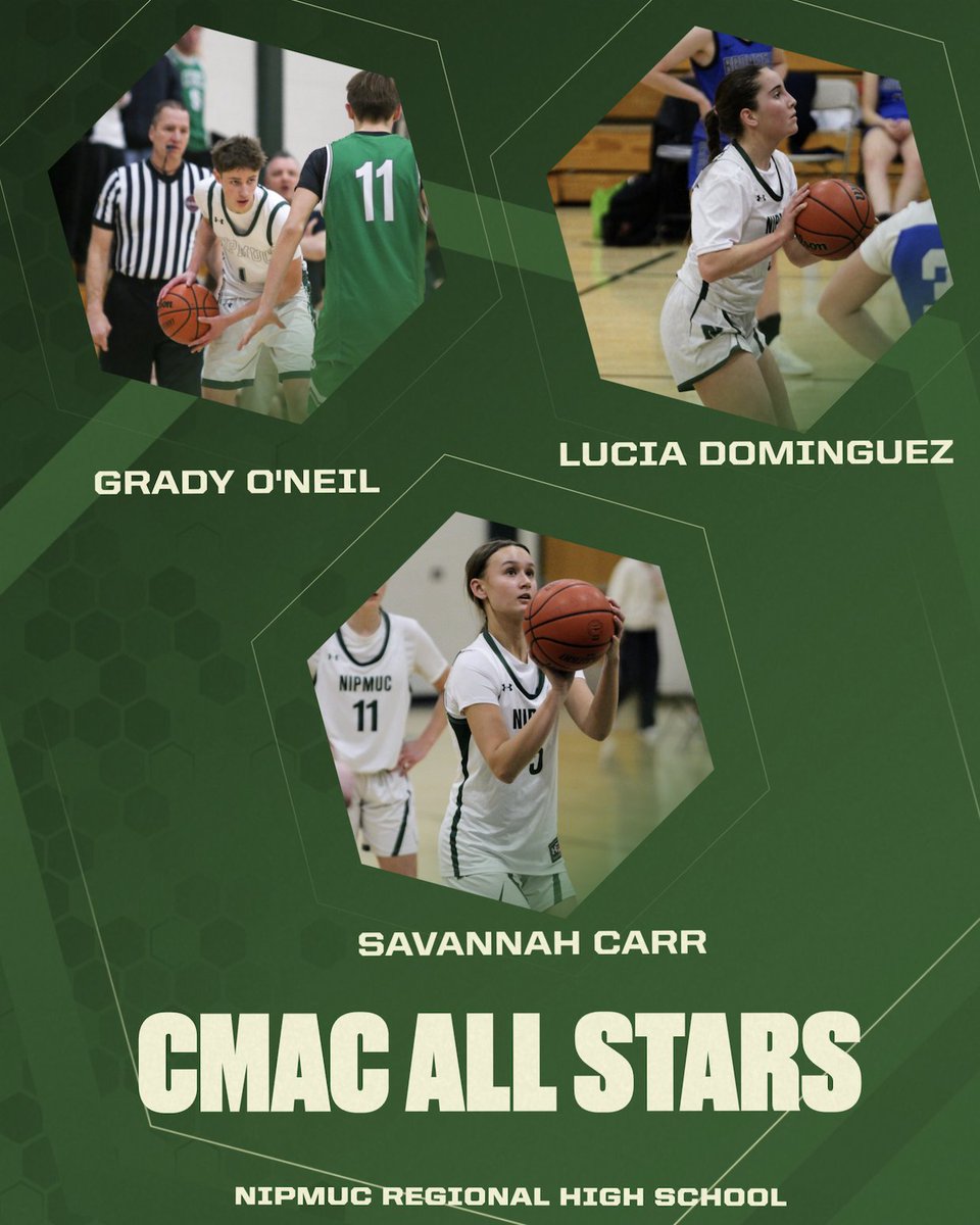 NipmucAD's tweet image. Congratulations to our CMAC Basketball All Stars