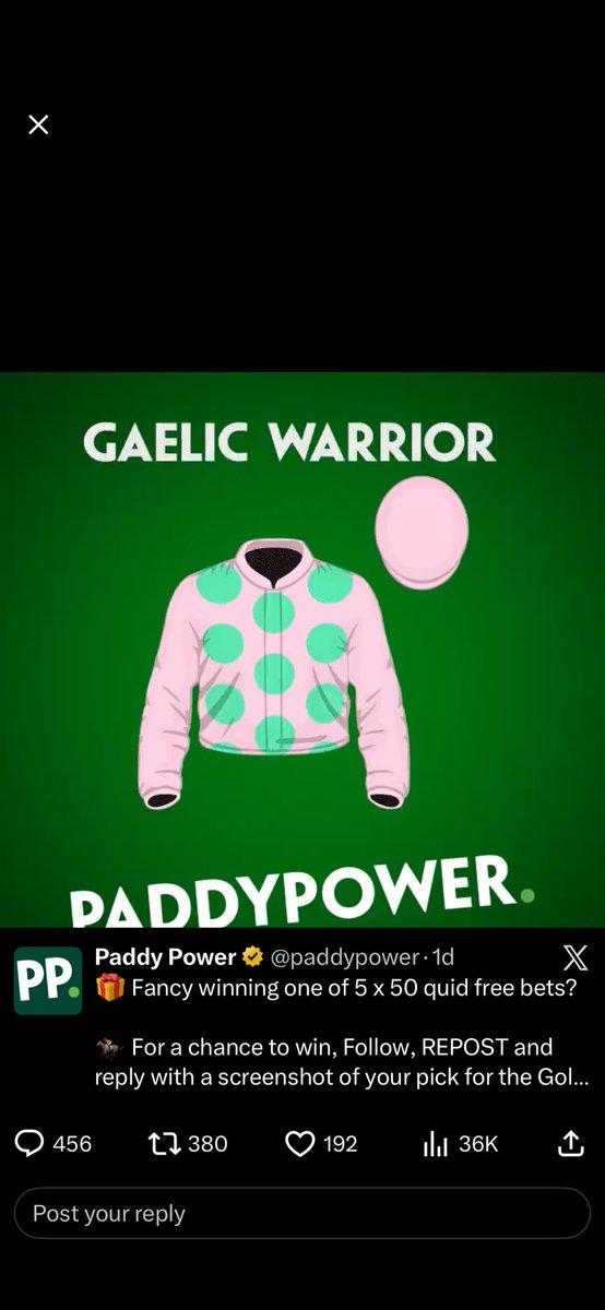 theawesomeluke's tweet photo. @paddypower https://t.co/clI45lLORO