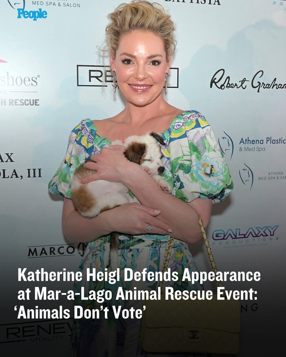 A-List Actress Katherine Heigl is getting DESTROYED for attending Trump's Mar-a-lago fundraiser that raised $5.5 Million to save the lives of shelter dogs. 

Critics say she committed "career suicide" by attending.

Was this "career suicide," or do you respect her more? ❤️