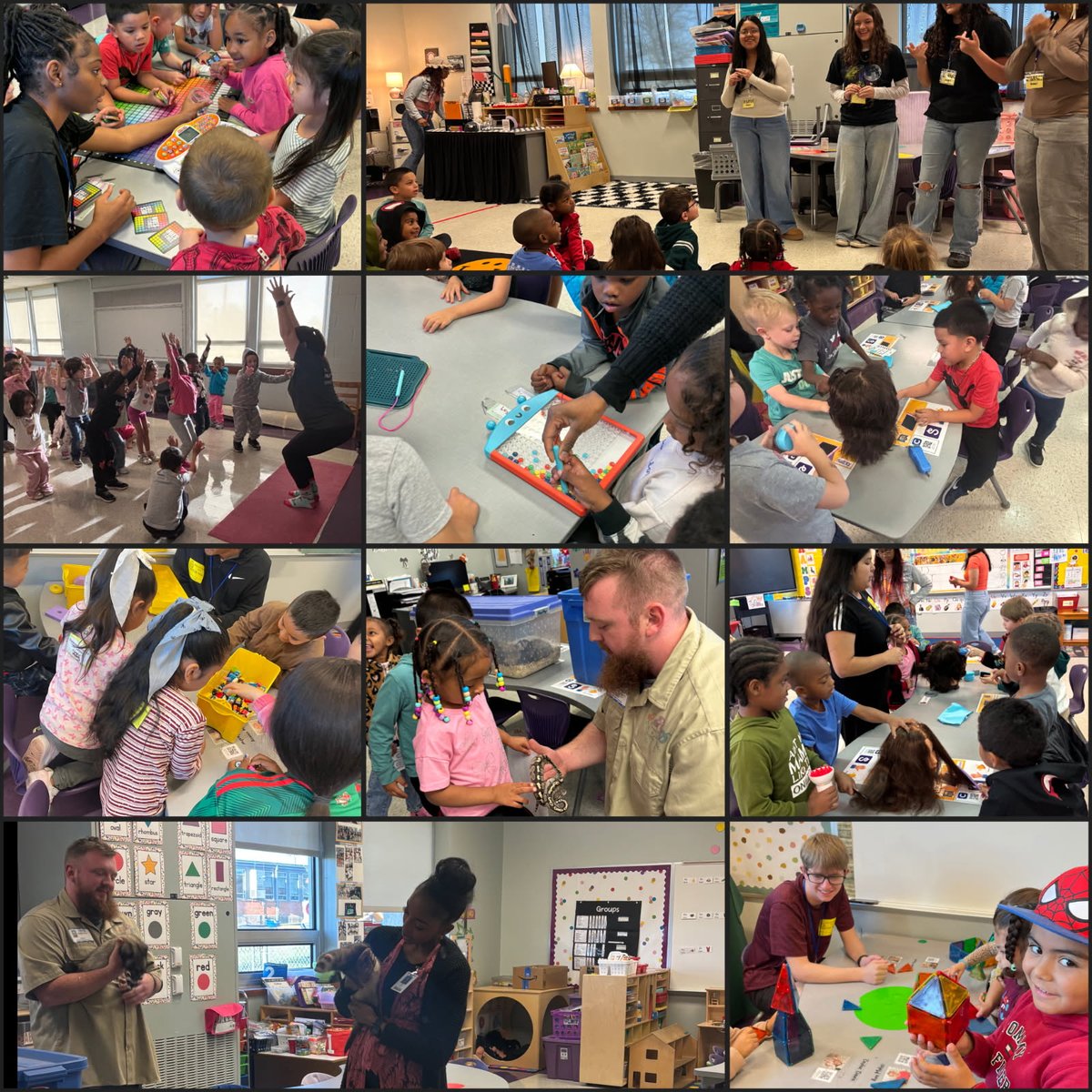 MdecaTISD's tweet photo. Days like this remind us that when a community comes together, we can inspire big dreams in little learners. 💫A huge thank you to our community partners who made the day so special: Rad Exotic Pets, Temple High CTE Programs, Sit Means Sit, Legacy Martial Arts, and Firefly Yoga. https://t.co/AkKm3aJBOF