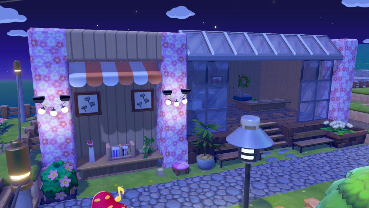 miranda_davis_'s tweet photo. I made a little cafe in pokopia. 
You can't pry this game out of my hands. It's too good. https://t.co/l4EzwFuwwR
