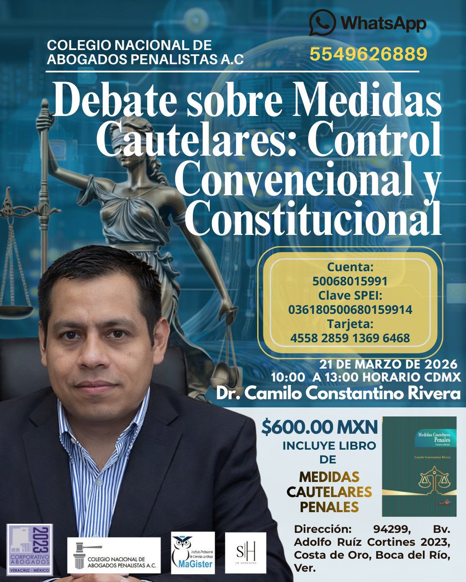 Colegio Nacional de Abogados Penalistas AC tweet media