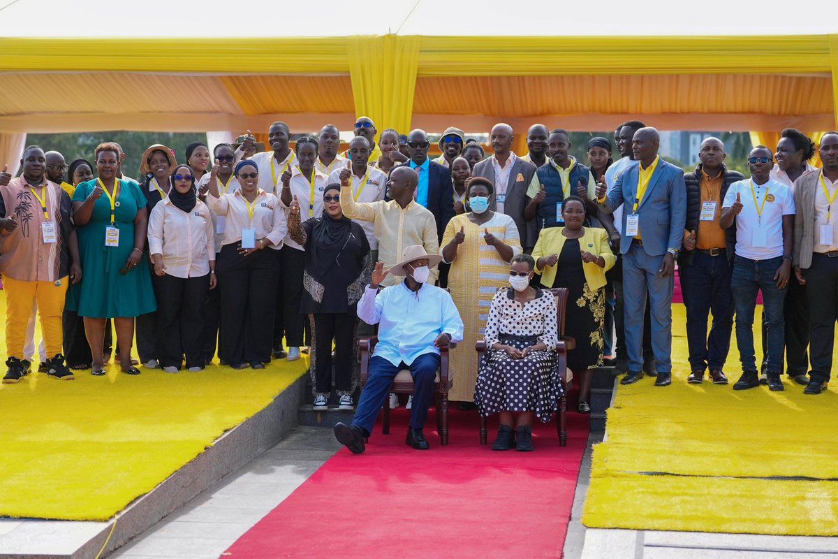 KagutaMuseveni's tweet photo. I also urged  the NRM Secretariat to seriously sensitizing our people on Available NRM programs that alleviate poverty to do so. 

To all Ugandans above 18 years, elect a committee that is agreeable and engage in the Parish Development Model. Access the funds and follow them up. We must all enter the money economy, including the remaining 30% still outside.

Mwebare nnyo Bazzukulu.