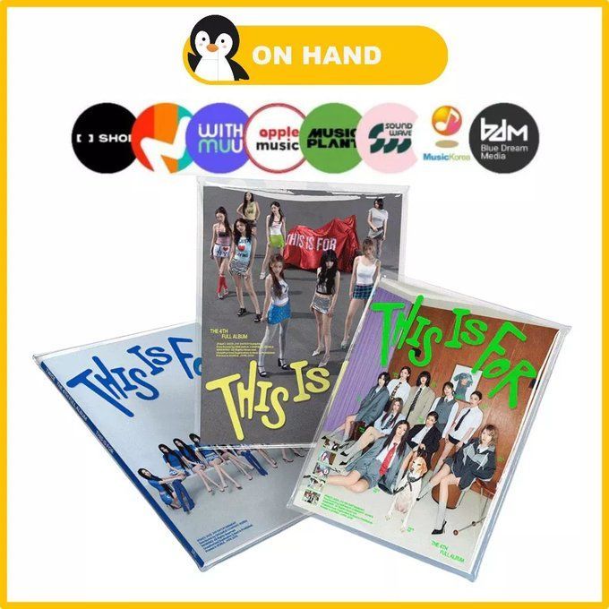 TWICE - This is For - Photobook Album ver 

w/ Fans Makestar Withmuu Apple Music MuPlant MuKor BDM LD POB PC
> s.shopee.ph/BIO0kRdku

wts lfb ph nayeon jeongyeon momo sana jihyo mina dahyun chaeyoung tzuyu selca selfie sealed pc album tingi pb ver plant korea tif