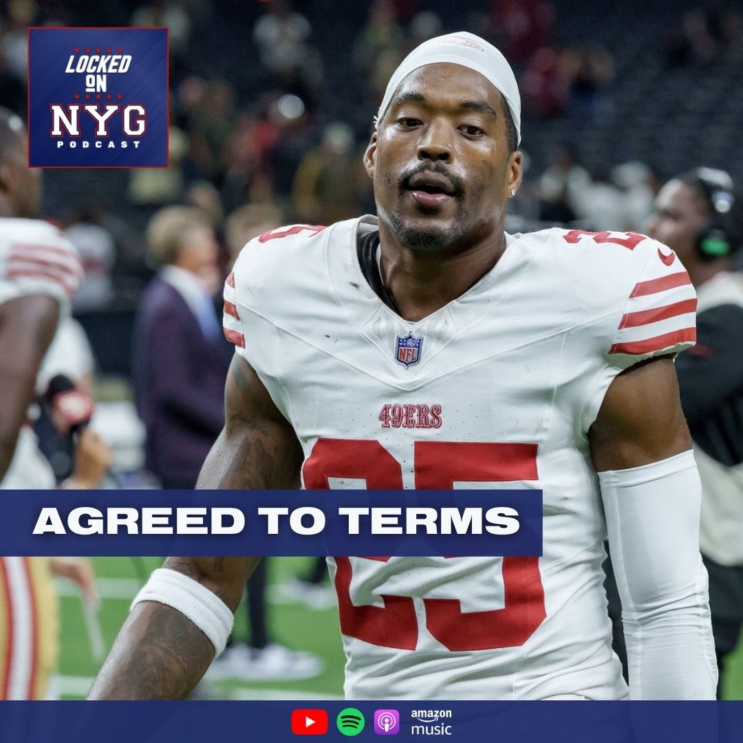 Surprise reunion for the Giants! They've agreed to terms with defensive back Jason Pinnock, who was with the team from 2022-2024 before leaving last year to sign with the 49ers.