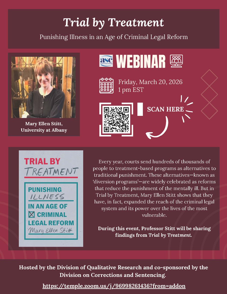 ASC Division on Corrections and Sentencing tweet media