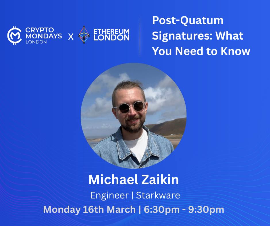 CryptoMondays London tweet media