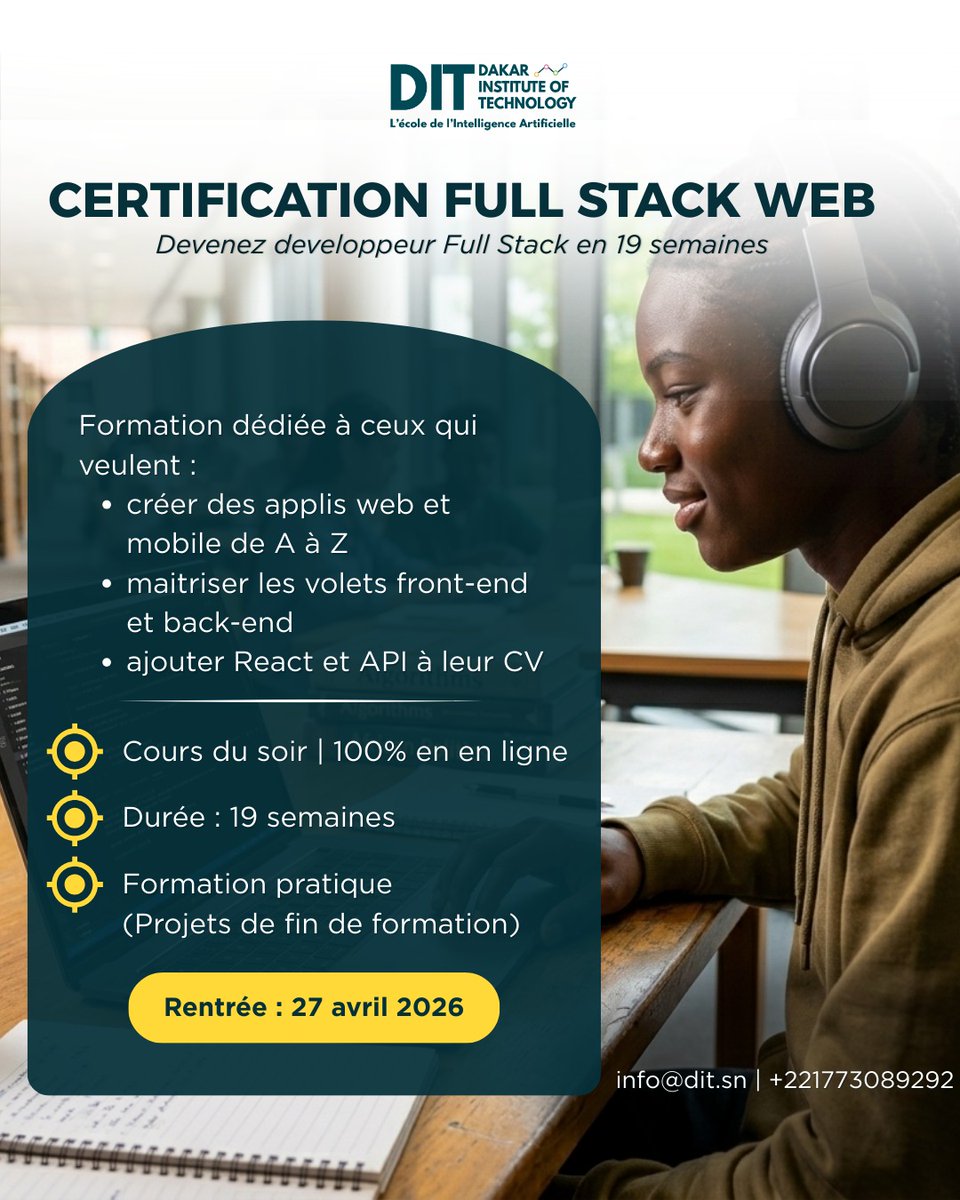 Dakar Institute of Technology tweet media