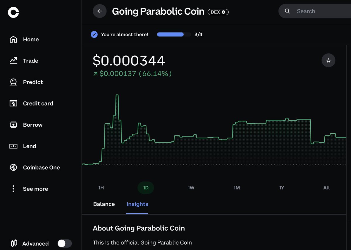 GPC Coin TRADING LIVE ON COINBASE!  
(UP 66.14% Today)