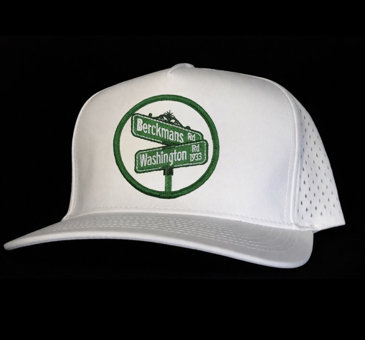SHistorians's tweet photo. We are a month away from the beginning of the Masters. Antiquity Golf has created a very limited run of merchandise for the 2026 Masters Tournament. 

Here is our limited inventory: 

• Berkmans/Washington Rd: Mid to Low Crown white with green rope hats available: 25 available 

• Berkmans/Washington Rd: High Crown white hats made from water resistant material: Only 5 available 

• Our Berkmans/Washington Rd Soft Hoodie Swearshirt. 
2XL: 1 left 
XL :  7 left 
L :     7 left 
M:    5 left 

You can DM me or see the Antiquity Golf Co website.  

@AntiquityC18604