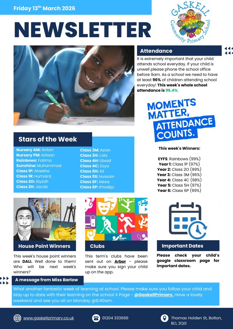 Gaskell Primary School tweet media