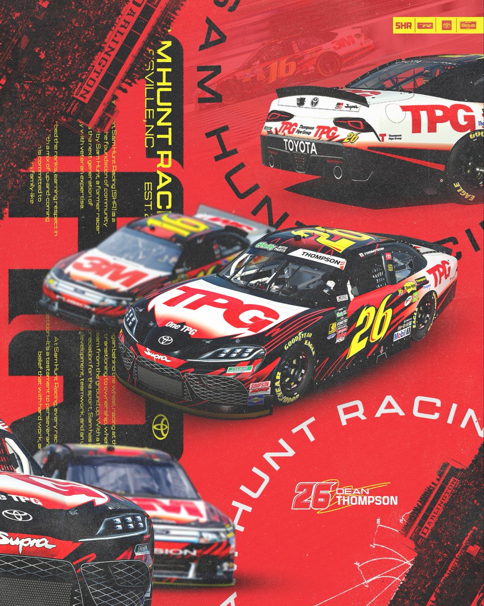 Sam Hunt Racing tweet media