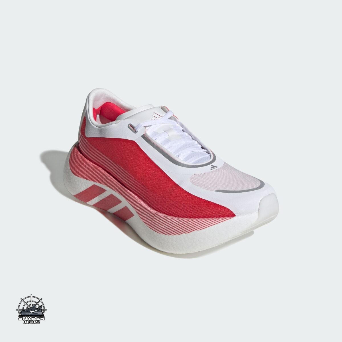 SnyperKicks's tweet photo. adidas Hyper Boost Edge "Pure Ruby"
Colorway: Footwear White/Pure Ruby/Zero Metallic
Style Number: 
Release Date: March 17, 2026
Price: $200
#PureRuby #adidas #hyper #boost https://t.co/BSHiKvYCeB