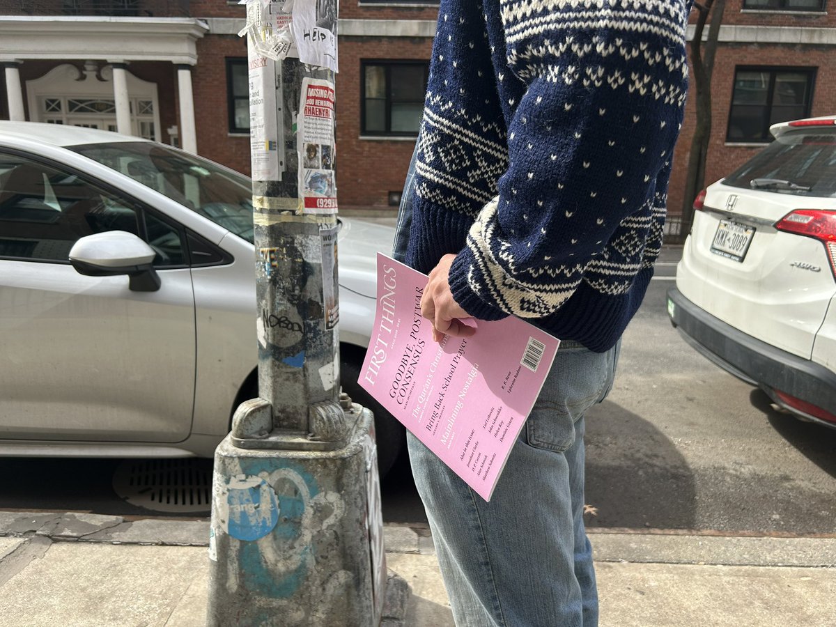 First Things tweet media