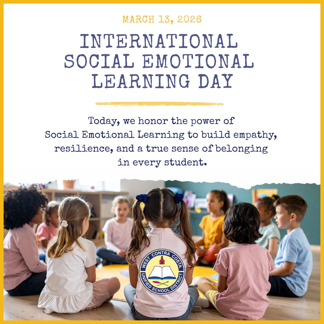 West Contra Costa Unified School District tweet media