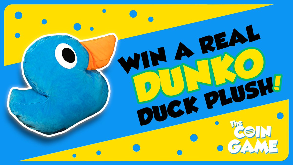 WIN A REAL MEGA DUNKO DUCK PLUSH! 🦆🪙 

To celebrate the up-coming launch on March 19th, we've put together a giveaway for you to enter!

Enter here: bit.ly/4bLBVqP