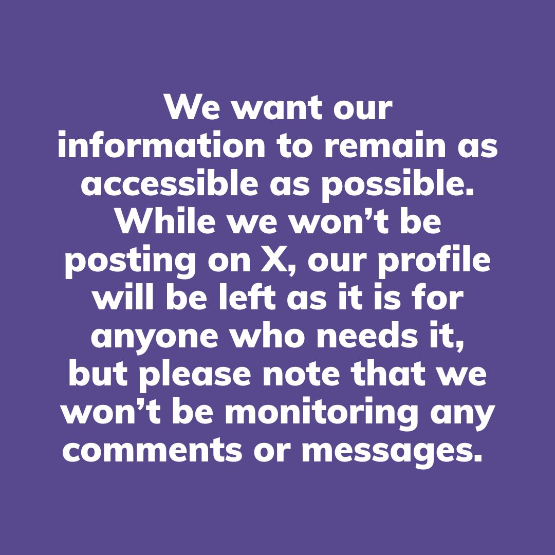WellbeingofWmen's tweet photo. Following recent coverage surrounding X’s AI tool Grok, we’ve made the decision to leave the platform. 

We will always champion the safety of women and advocate for measures that protect them both on and offline. For this reason, we can’t remain on a platform that creates, publishes or promotes harmful material. 

We want our information to remain as accessible as possible. While we won’t be posting on X, our profile will be left as it is for anyone who needs it, but please note that we won’t be monitoring any comments or messages. 

If you need us, please reach out through Instagram, Facebook, TikTok or LinkedIn.
